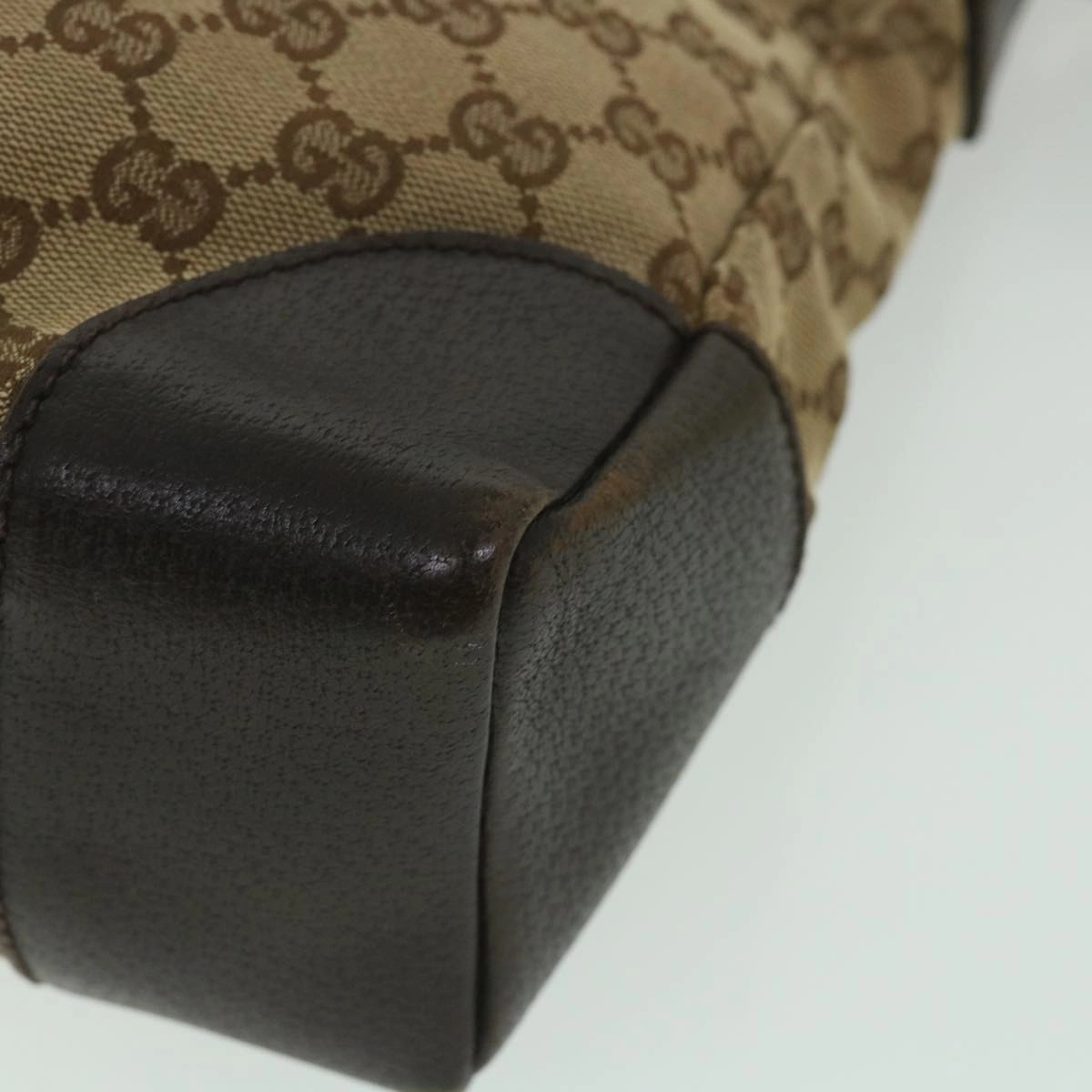 GUCCI GG Canvas Shoulder Bag Beige 110054  ac2320