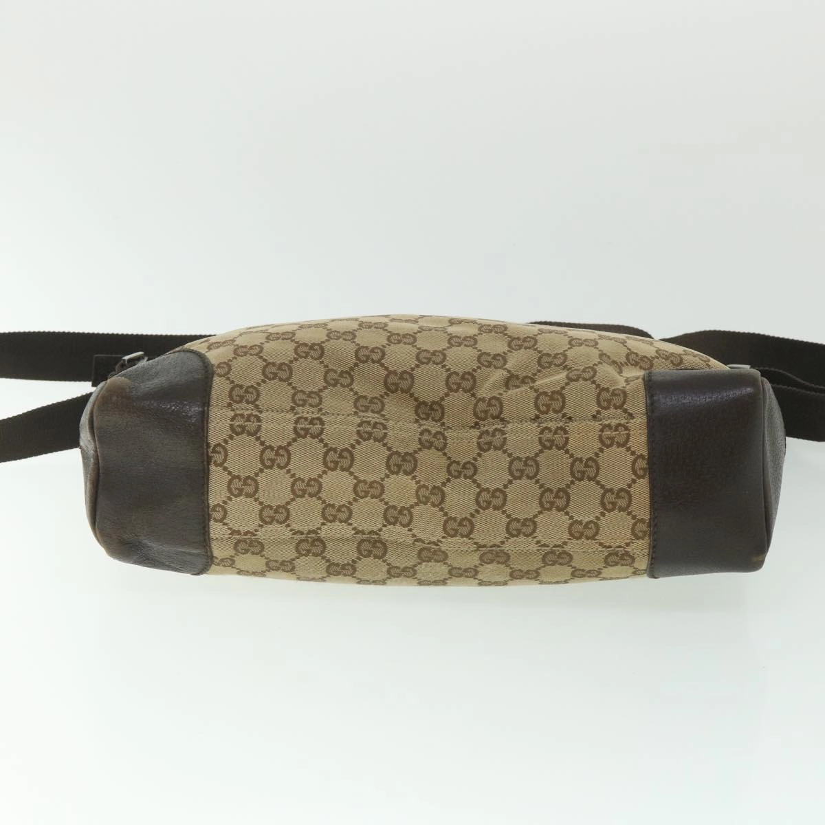 GUCCI GG Canvas Shoulder Bag Beige 110054  ac2320