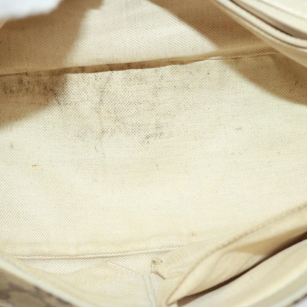 GUCCI GG Canvas Shoulder Bag Beige 308452  77733