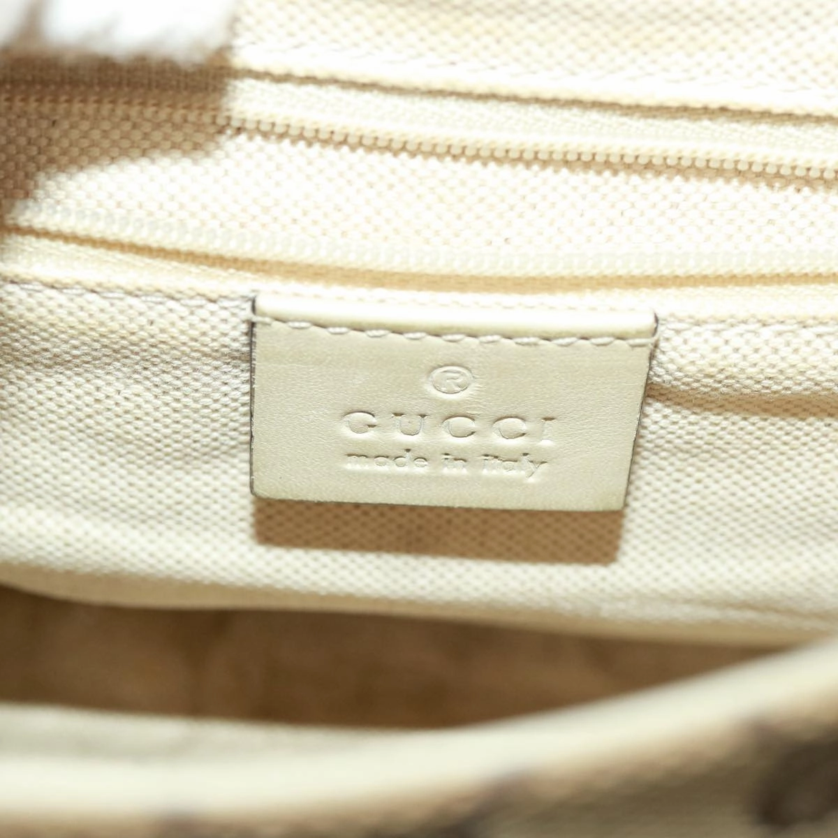 GUCCI GG Canvas Shoulder Bag Beige 308452  77733