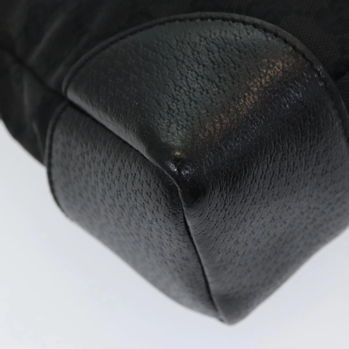 GUCCI GG Canvas Shoulder Bag Black  ep5103