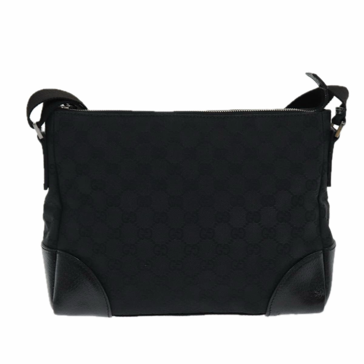 GUCCI GG Canvas Shoulder Bag Black  ep5103