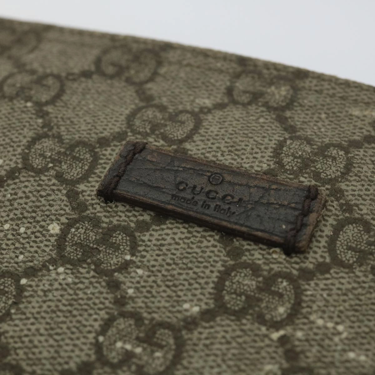 GUCCI GG Canvas Shoulder Bag Coated Canvas Beige 141198 1265