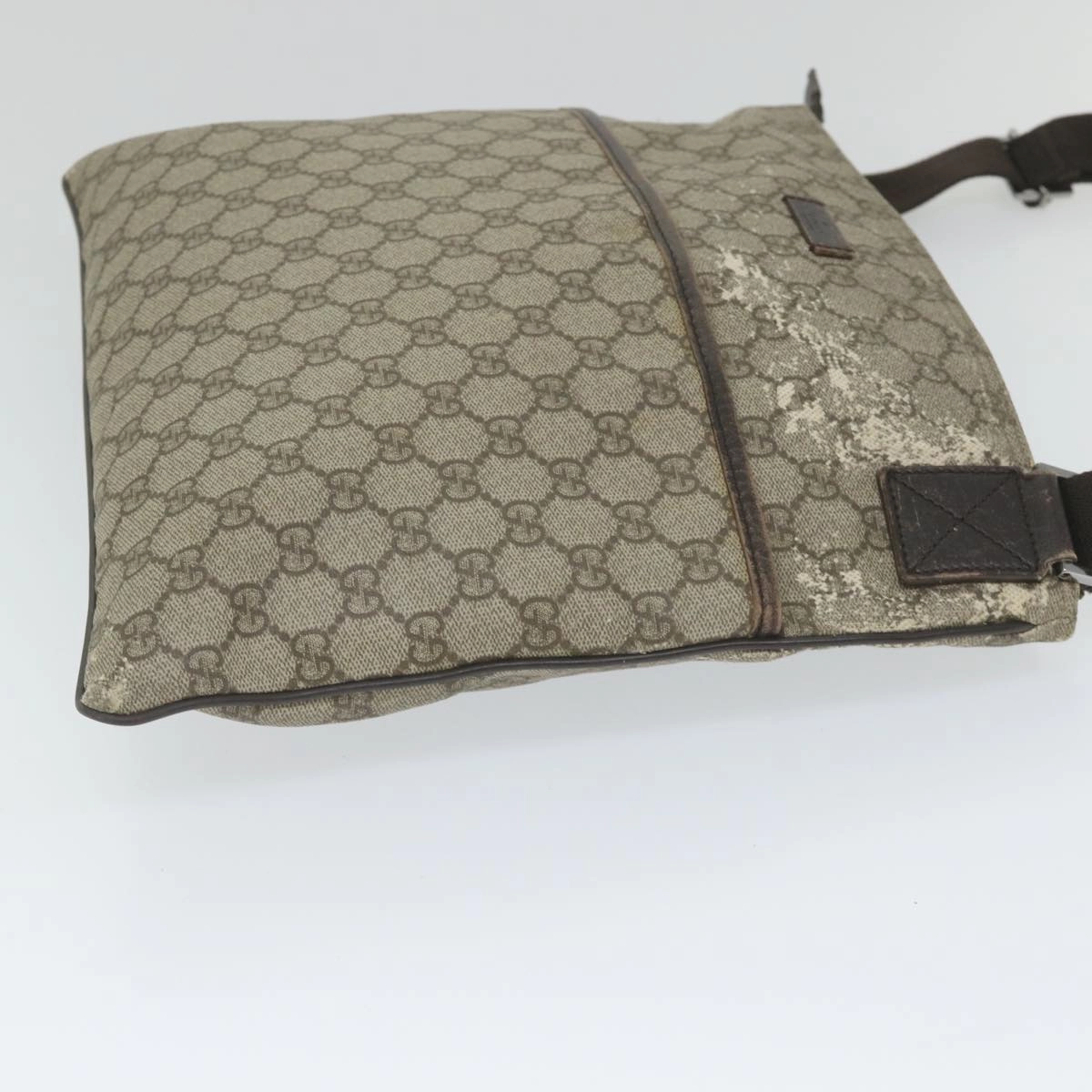 GUCCI GG Canvas Shoulder Bag Coated Canvas Beige 141198 1265