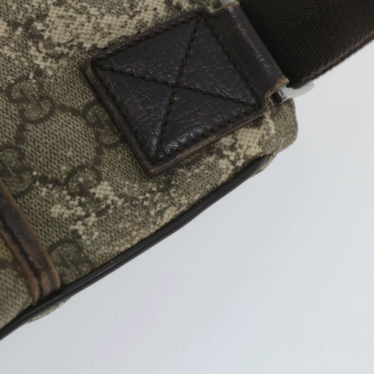 GUCCI GG Canvas Shoulder Bag Coated Canvas Beige 141198 1265