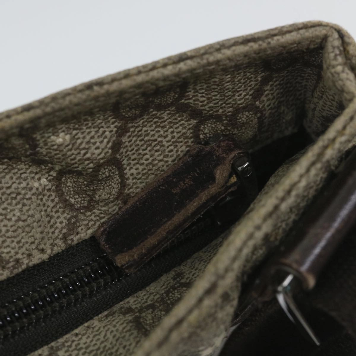 GUCCI GG Canvas Shoulder Bag Coated Canvas Beige 141198 1265