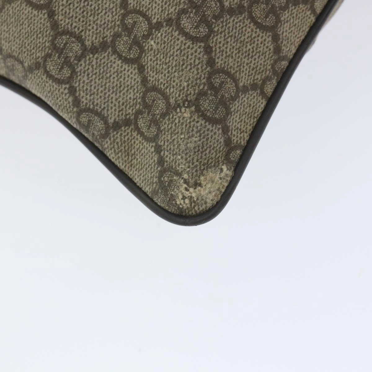 GUCCI GG Canvas Shoulder Bag Coated Canvas Beige 141198 1265