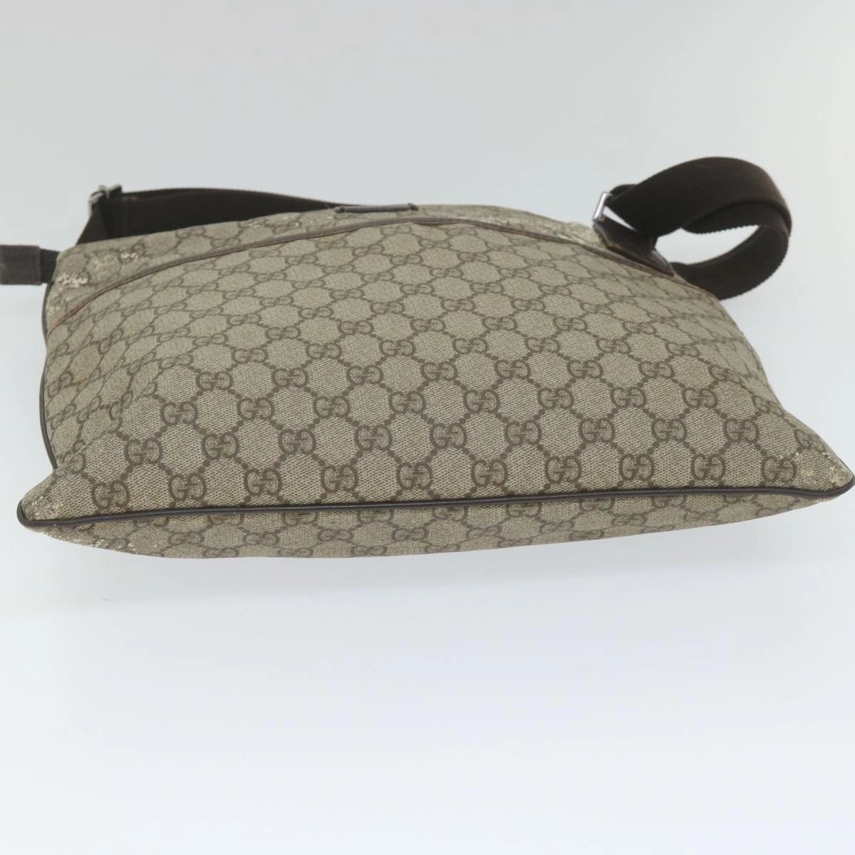 GUCCI GG Canvas Shoulder Bag Coated Canvas Beige 141198 1265