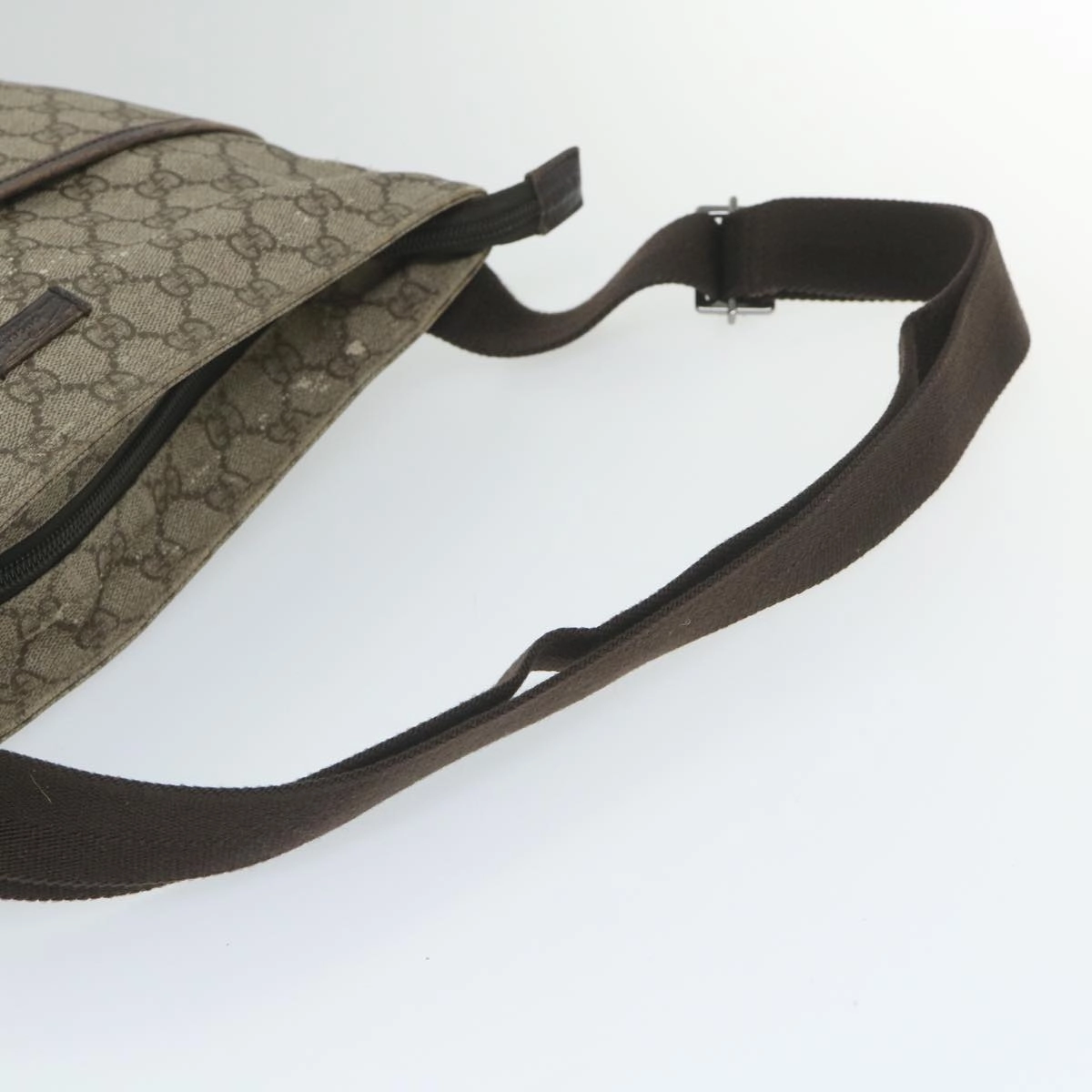 GUCCI GG Canvas Shoulder Bag Coated Canvas Beige 141198 1265