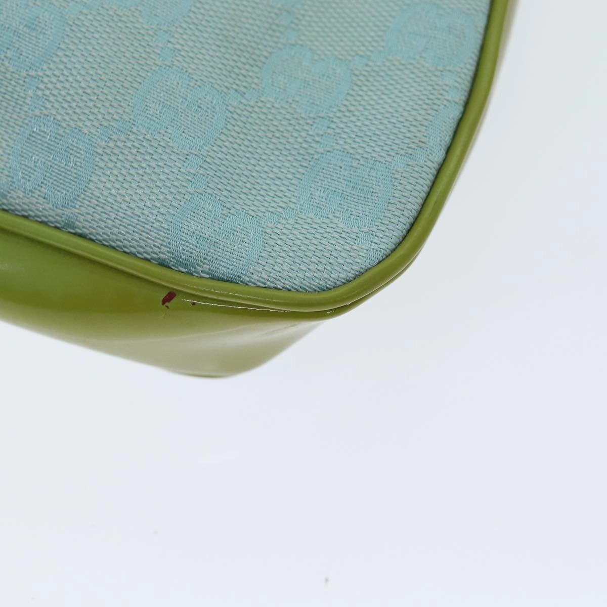 GUCCI GG Canvas Shoulder Bag Light Blue 001 4152  82144