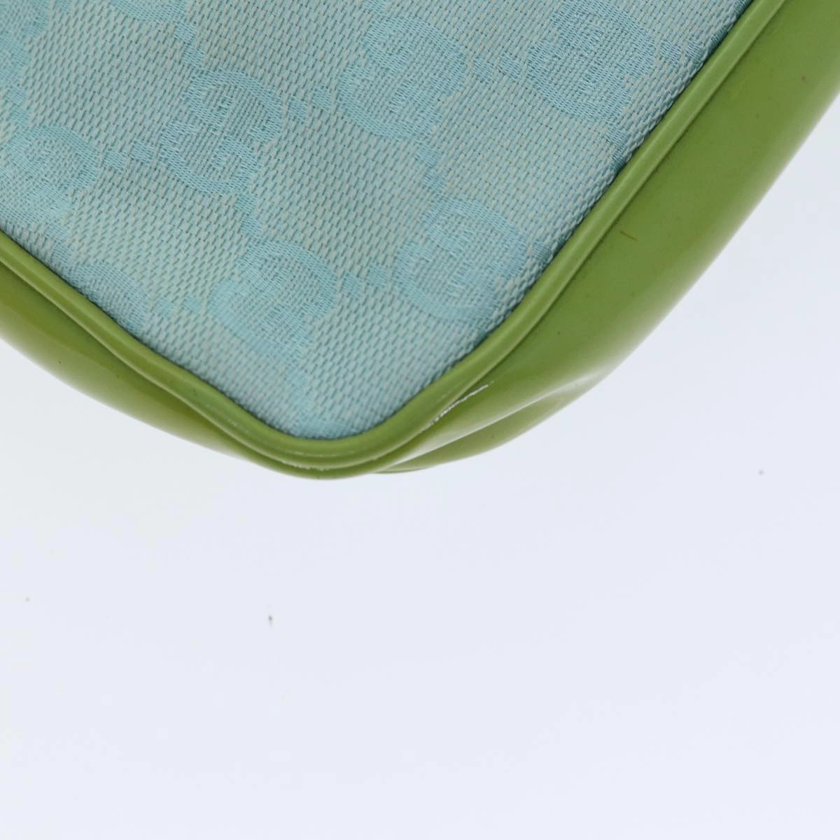 GUCCI GG Canvas Shoulder Bag Light Blue 001 4152  82144