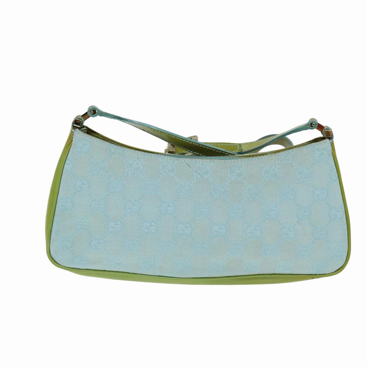 GUCCI GG Canvas Shoulder Bag Light Blue 001 4152  82144