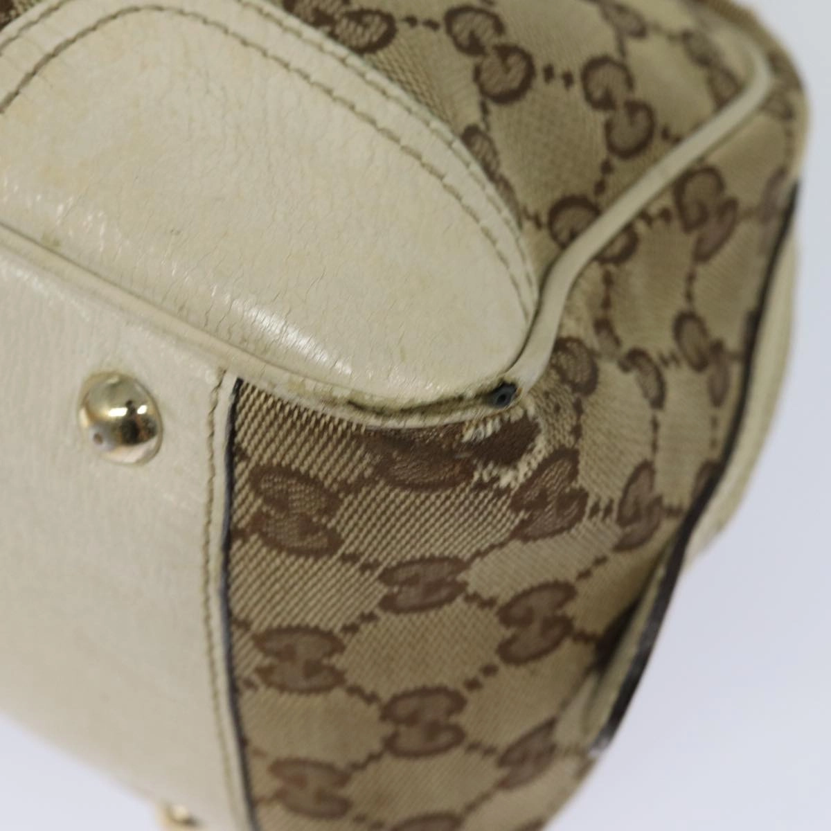 GUCCI GG Canvas Web Sherry Line Shoulder Bag Beige Red Green 161720  80133