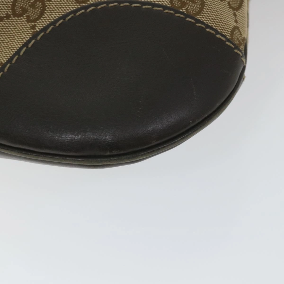 GUCCI GG Canvas Web Sherry Line Shoulder Bag Beige Red Green 257065  58041