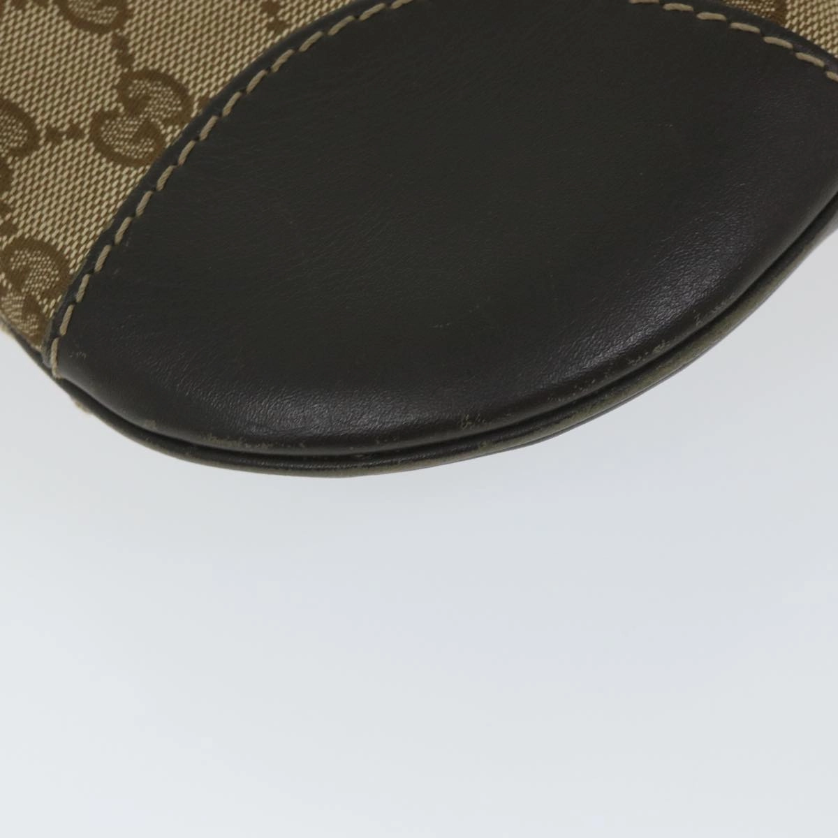 GUCCI GG Canvas Web Sherry Line Shoulder Bag Beige Red Green 257065  58041