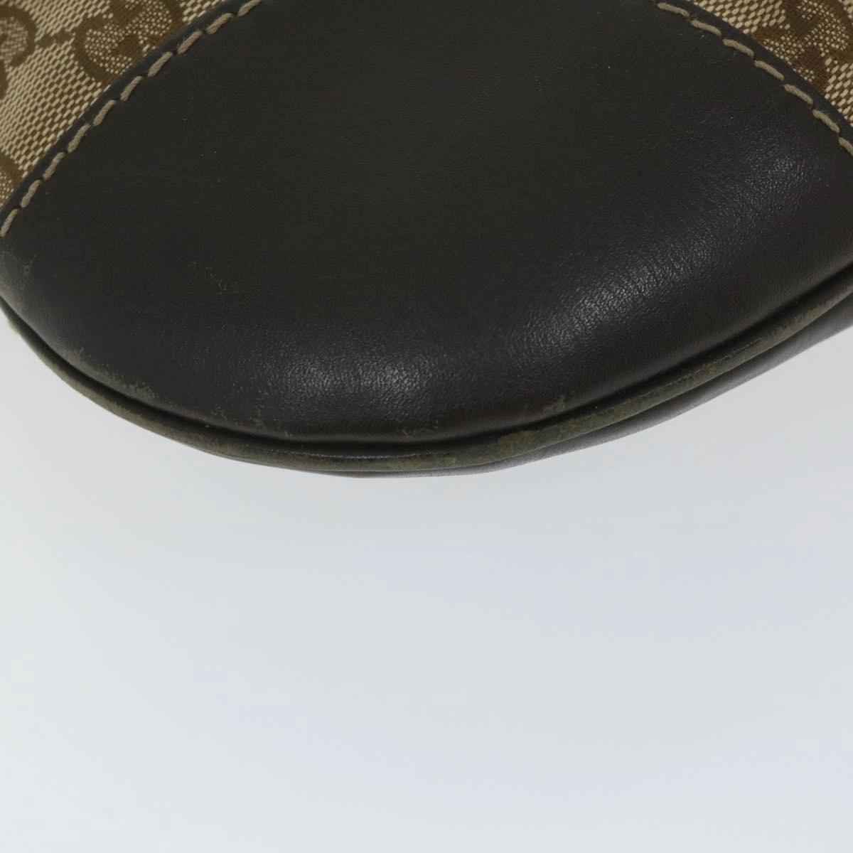 GUCCI GG Canvas Web Sherry Line Shoulder Bag Beige Red Green 257065  58041