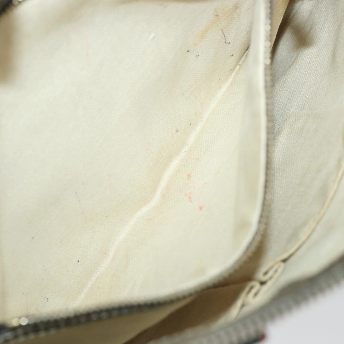 GUCCI GG Canvas Web Sherry Line Shoulder Bag Beige Red Green 257065  58041