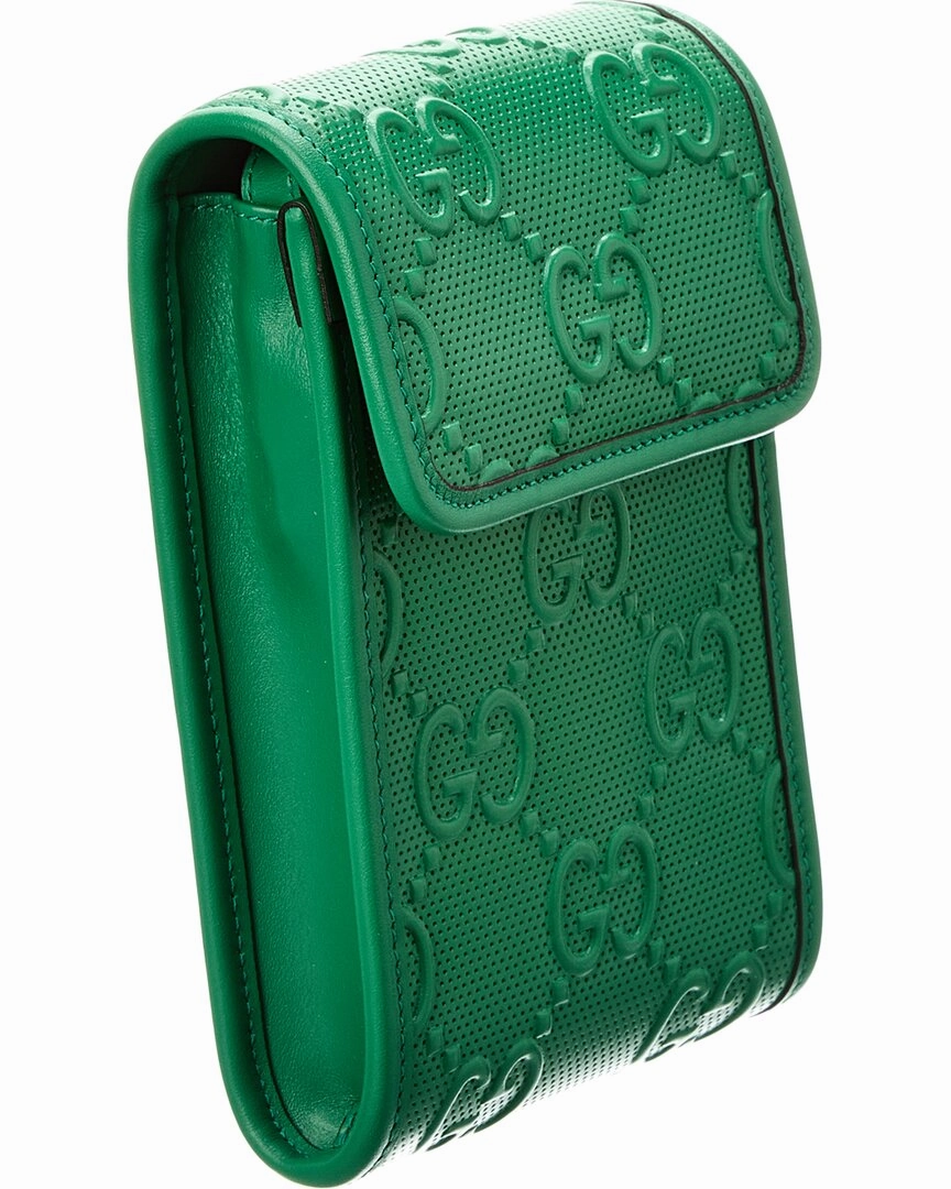 Gucci GG Embossed Leather Crossbody