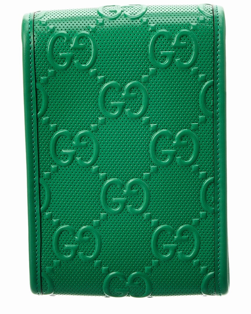 Gucci GG Embossed Leather Crossbody