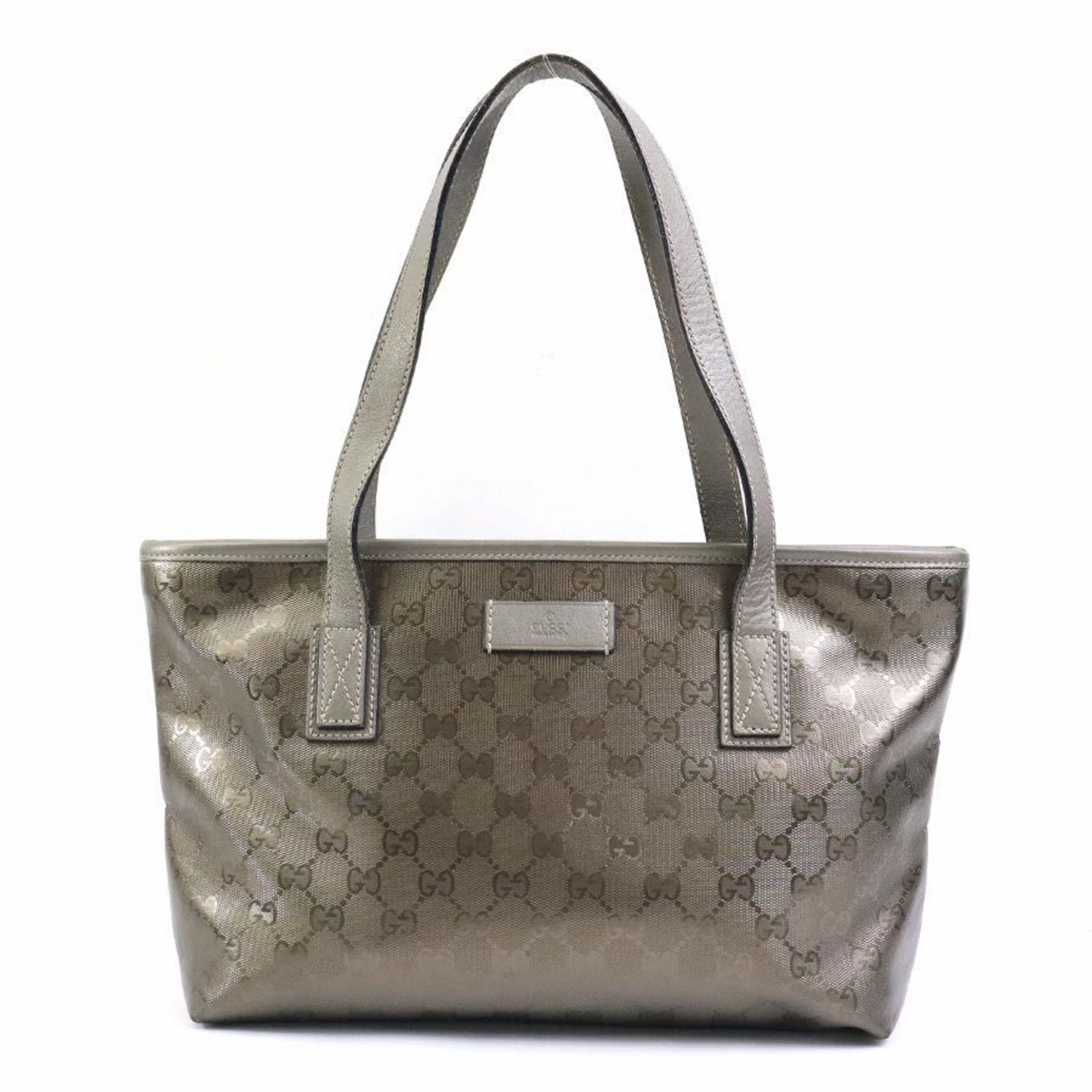 Gucci Gg Imprim Pvc Leather Shoulder Bag Tote Bag (Pre-Owned)