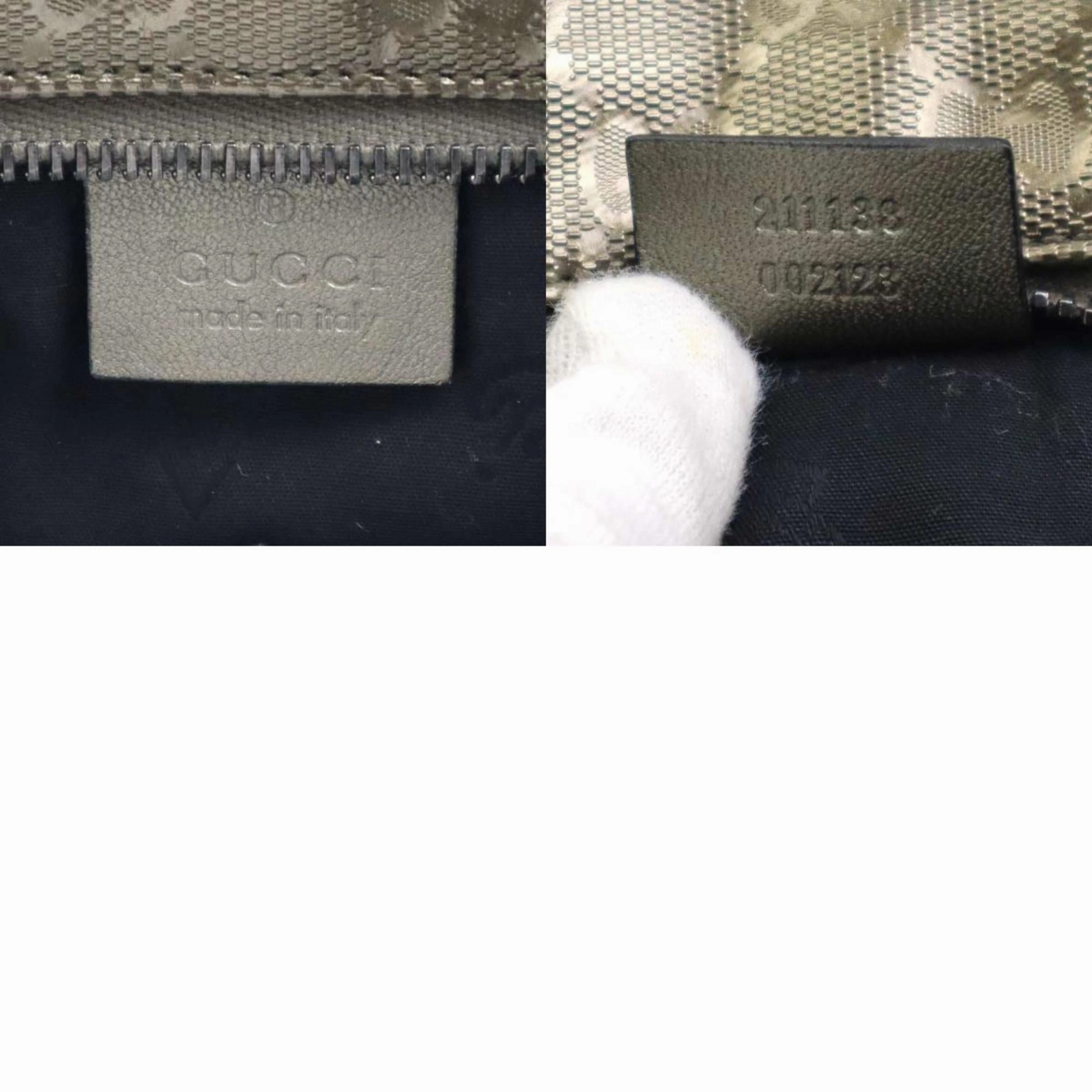 Gucci Gg Imprim Pvc Leather Shoulder Bag Tote Bag (Pre-Owned)
