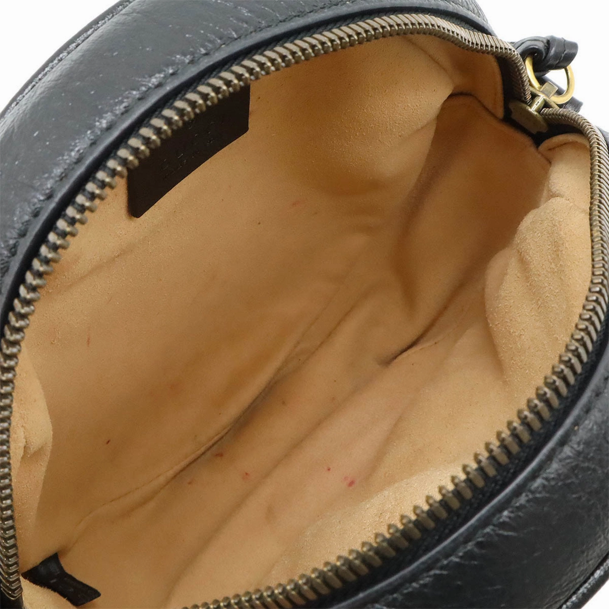 Gucci Gg Marmont Black Leather Shoulder Bag ()
