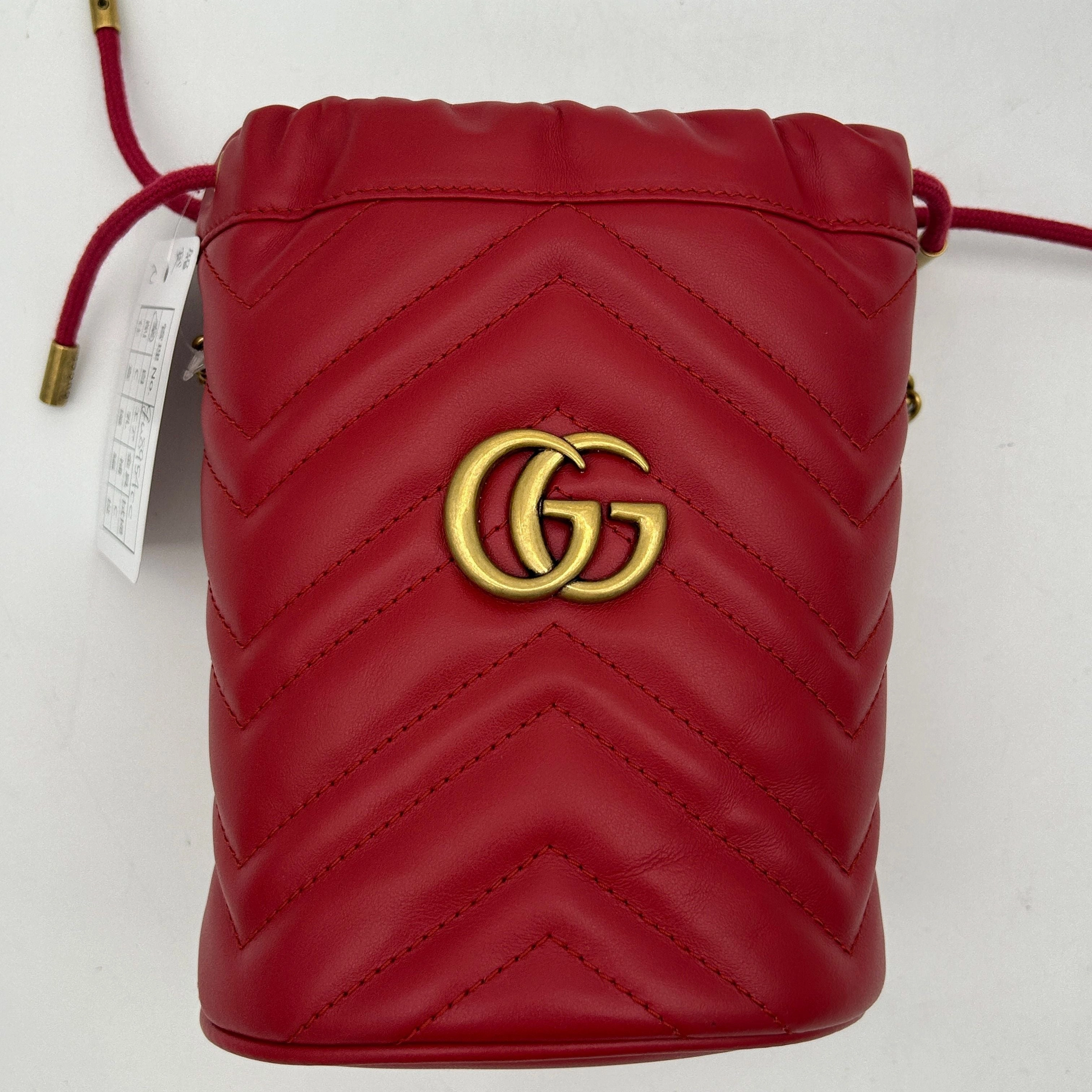 GUCCI GG Marmont Bucket Shoulder Bag gu8954cc