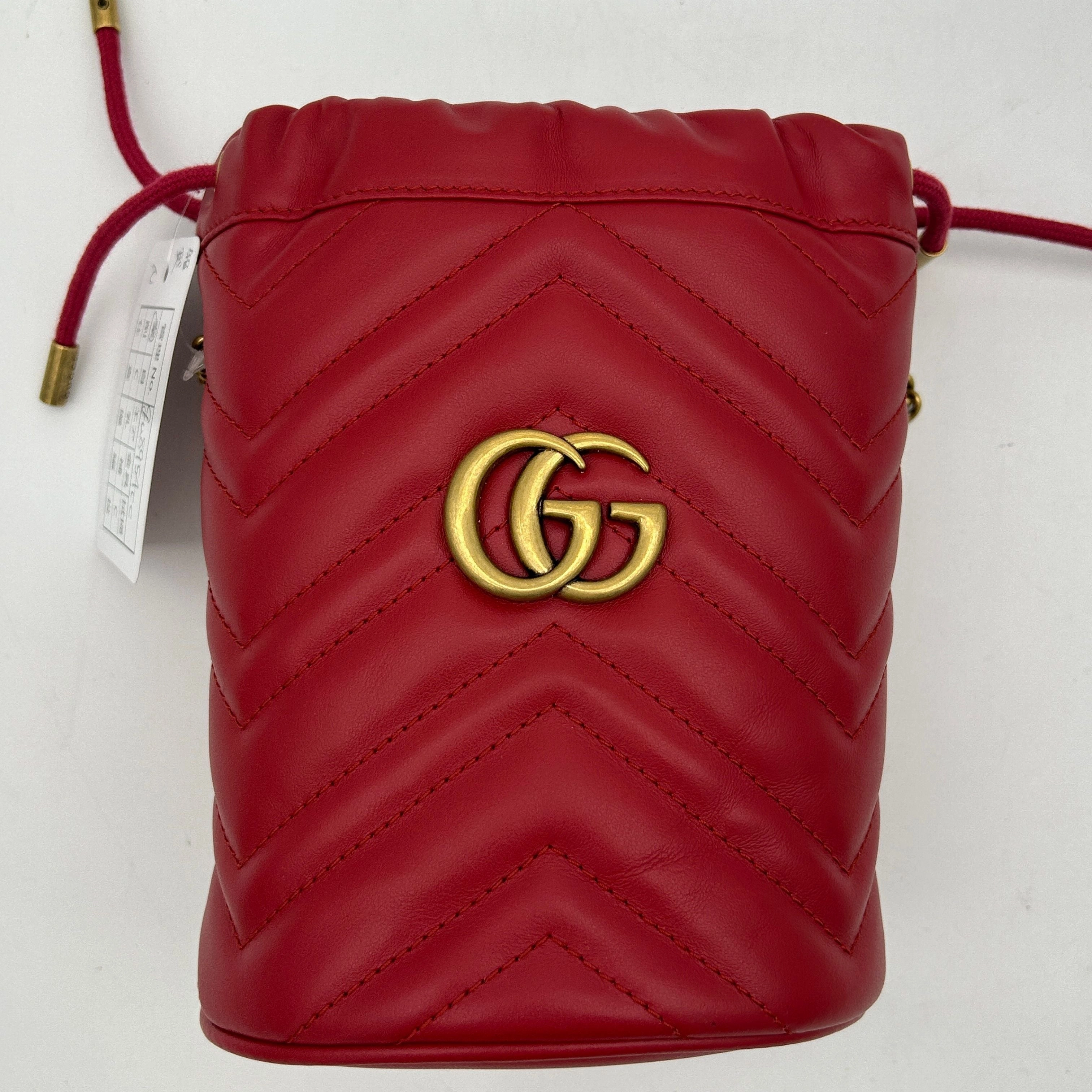 GUCCI GG Marmont Bucket Shoulder Bag gu8954cc