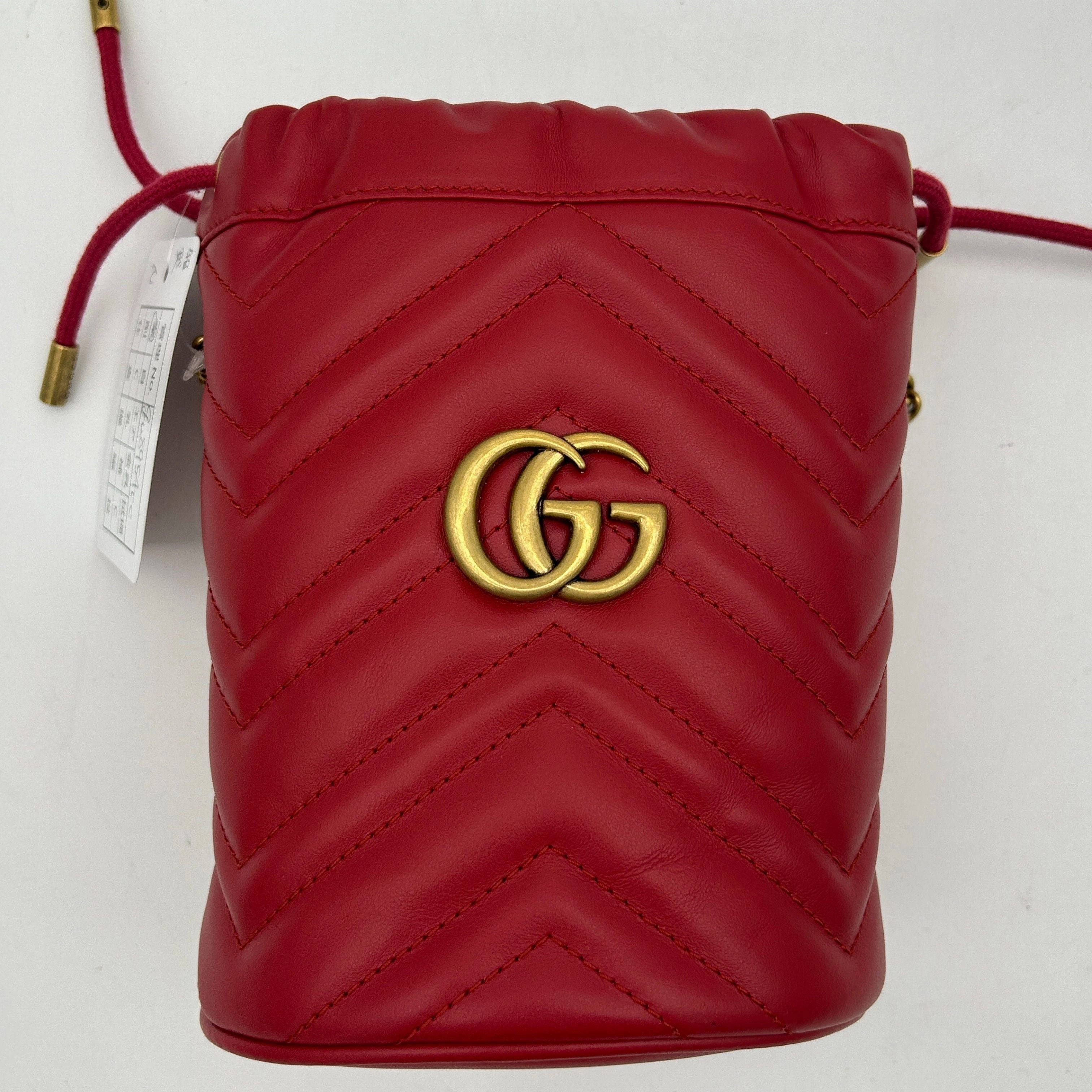 GUCCI GG Marmont Bucket Shoulder Bag gu8954cc