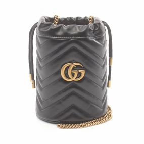 Gucci GG Marmont Mini Bucket Shoulder Bag 575163
