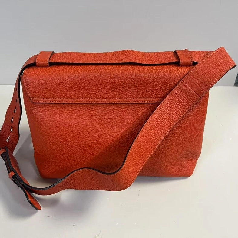Gucci GG Marmont Orange Leather Crossbody Bag