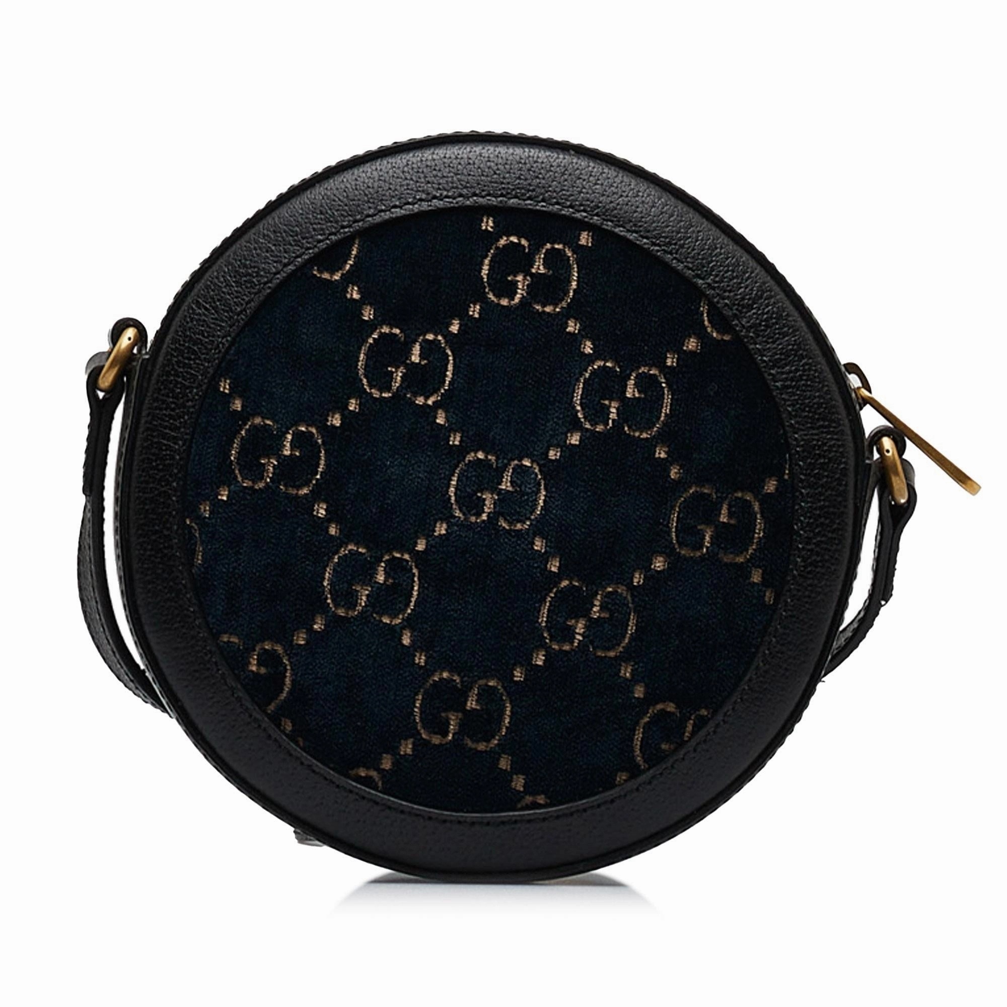 Gucci GG Marmont Round Velvet Crossbody Bag (SHG-dhtY0e)