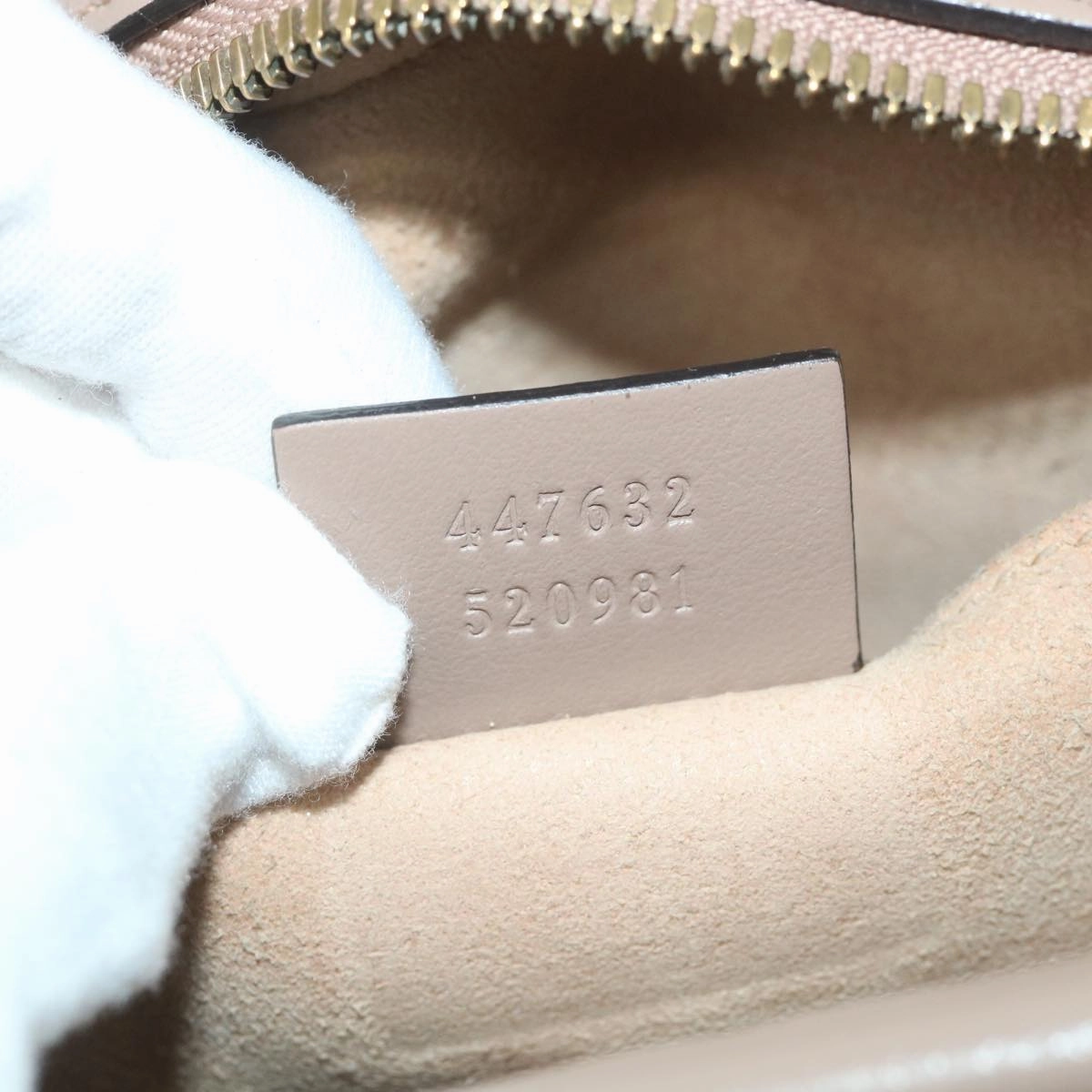GUCCI GG Marmont Shoulder Bag Beige 447632  bs9395