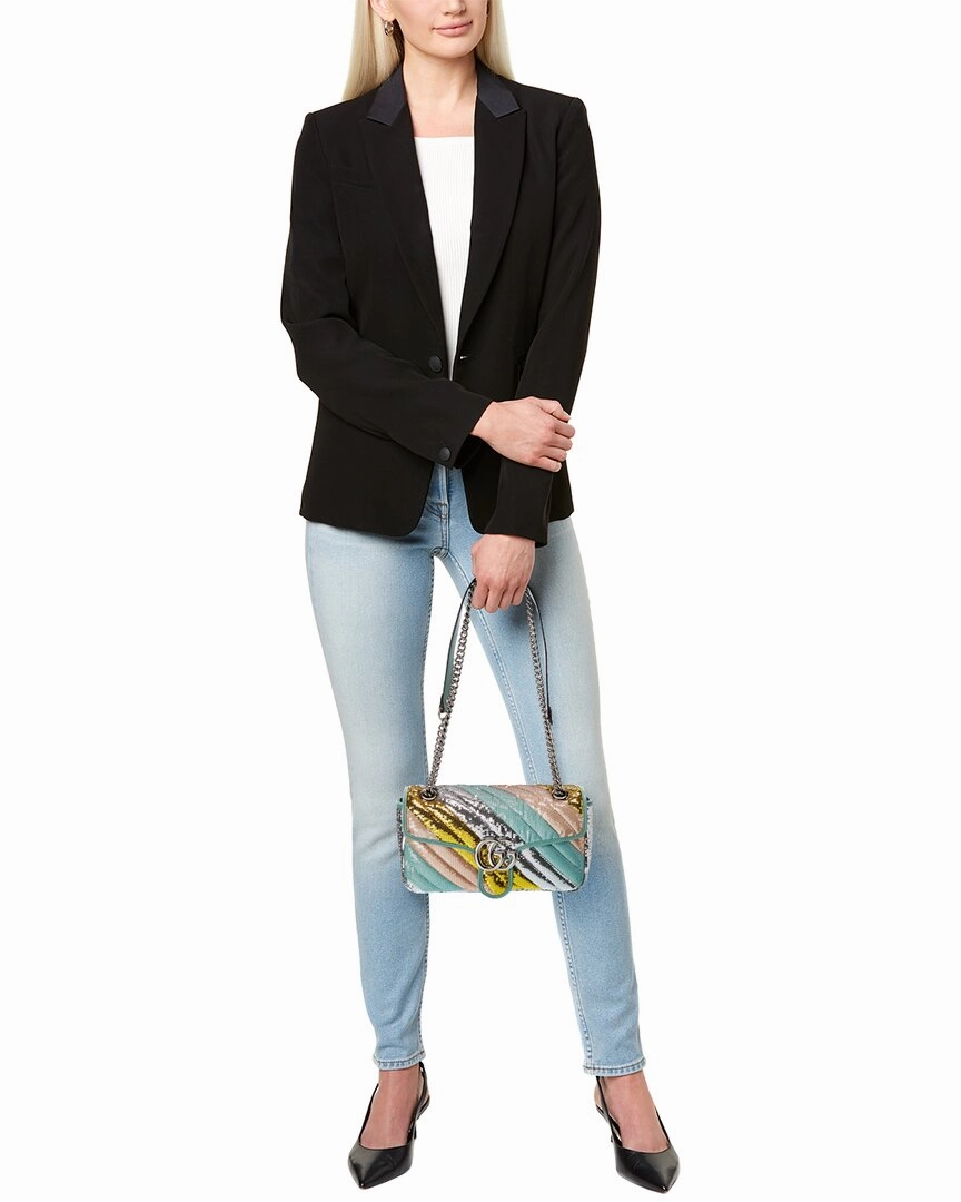 Gucci GG Marmont Small Sequin Shoulder Bag