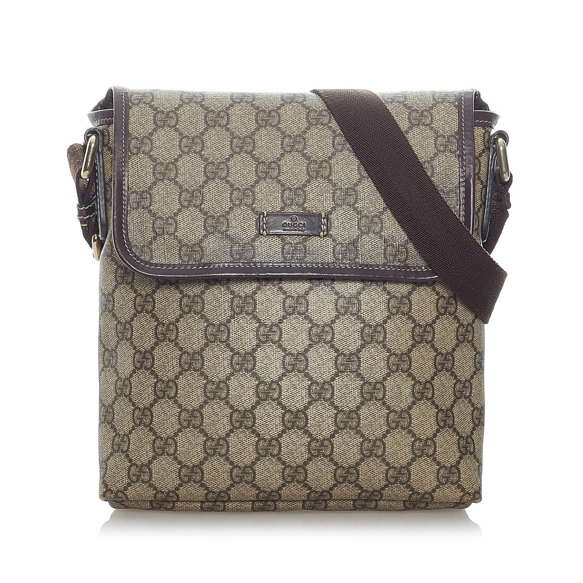 Gucci GG Supreme Crossbody Bag (SHG-31591)