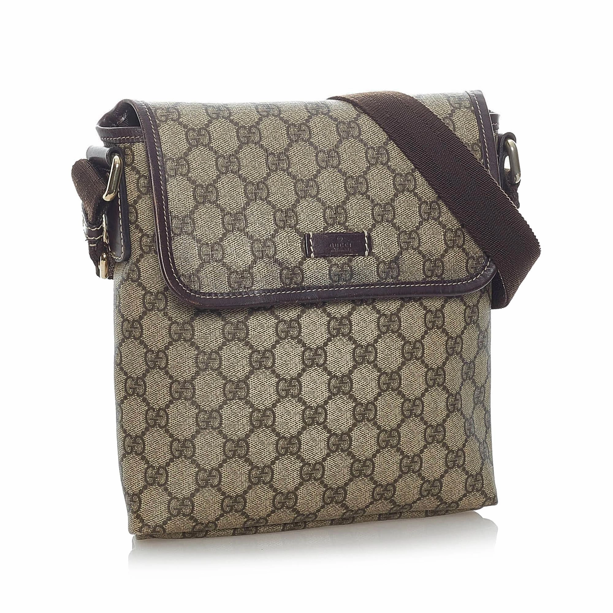 Gucci GG Supreme Crossbody Bag (SHG-31591)