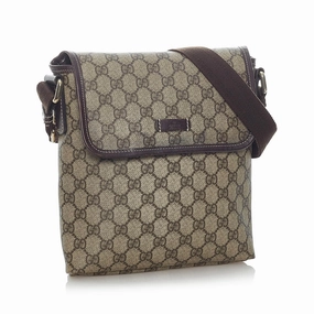 Gucci GG Supreme Crossbody Bag (SHG-31591)