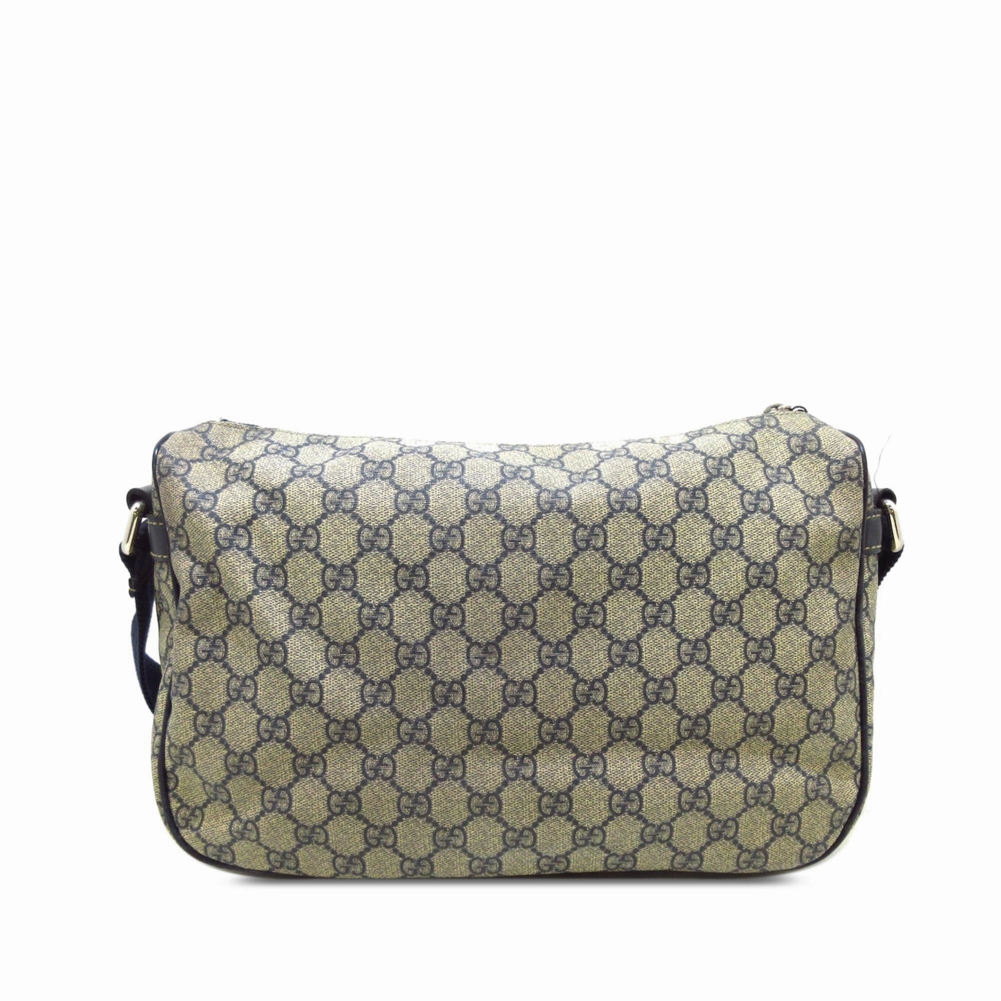 Gucci GG Supreme Double Pocket Crossbody (SHG-0tXOCu)