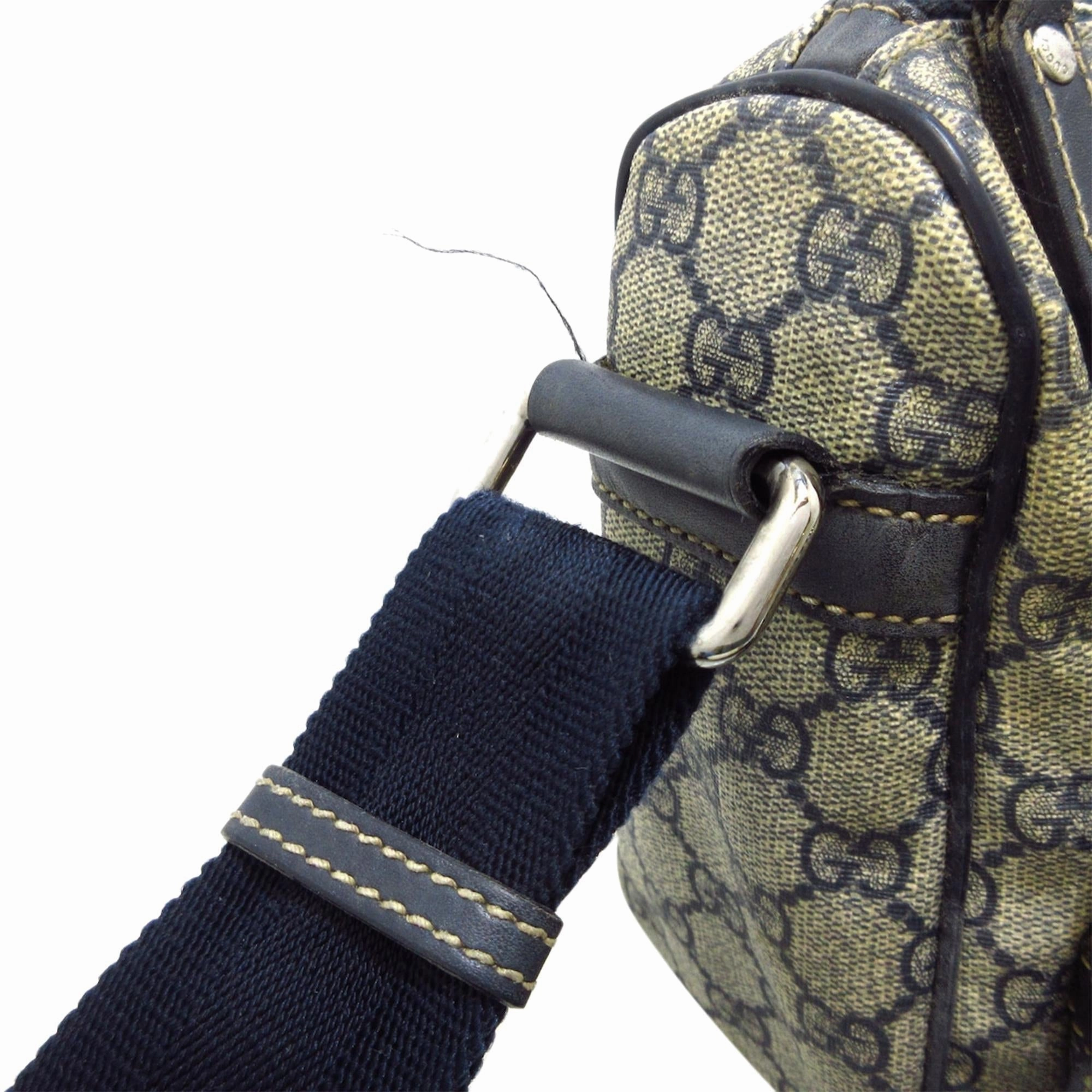 Gucci GG Supreme Double Pocket Crossbody (SHG-0tXOCu)
