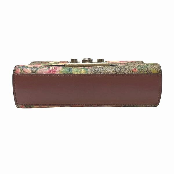 Gucci GG Supreme Flora Chain Shoulder Bag