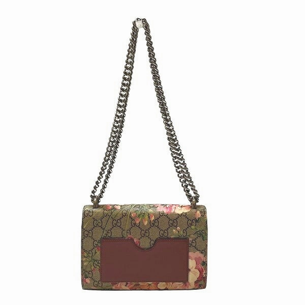 Gucci GG Supreme Flora Chain Shoulder Bag