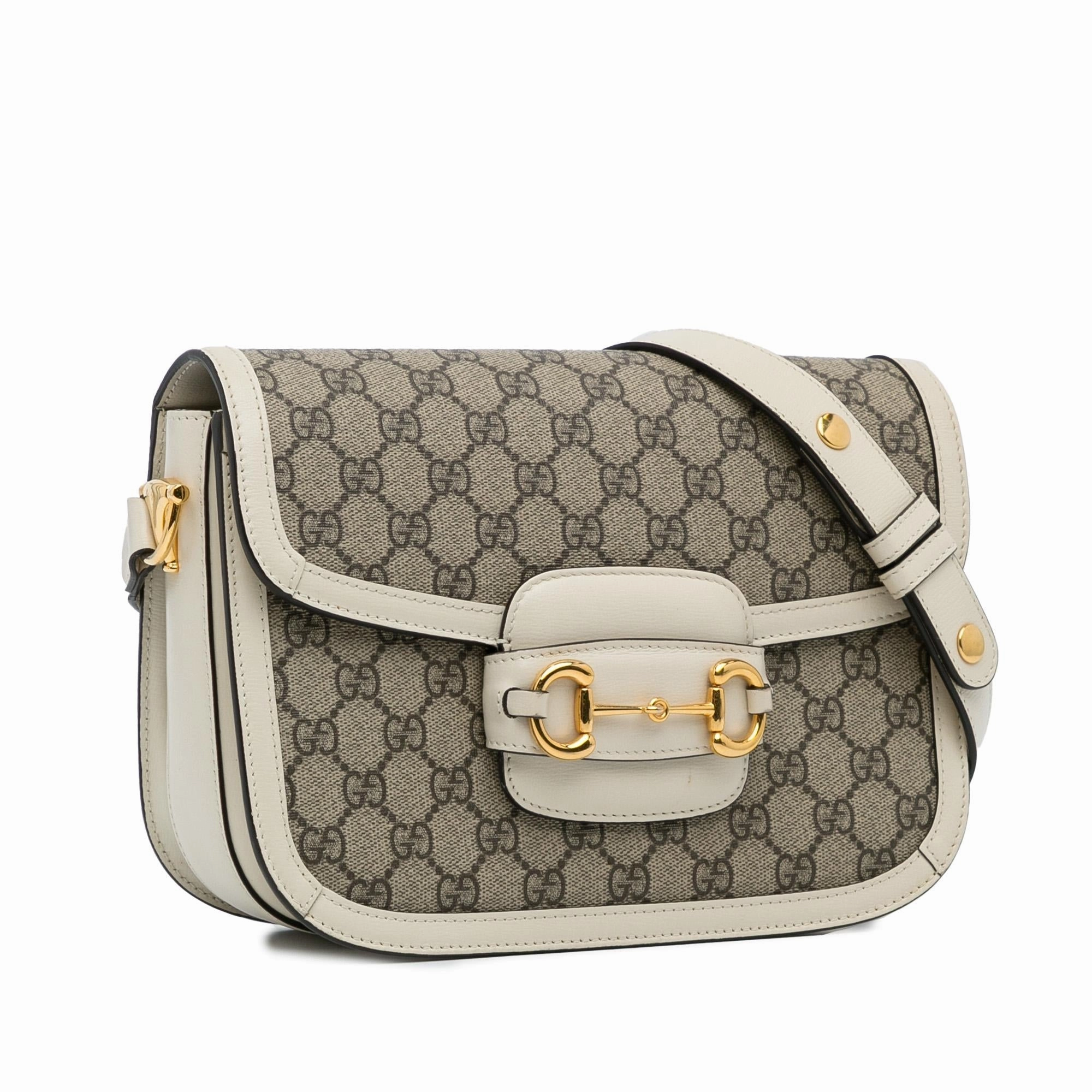 Gucci GG Supreme Horsebit 1955 Crossbody Bag (SHG-hjtQvv)