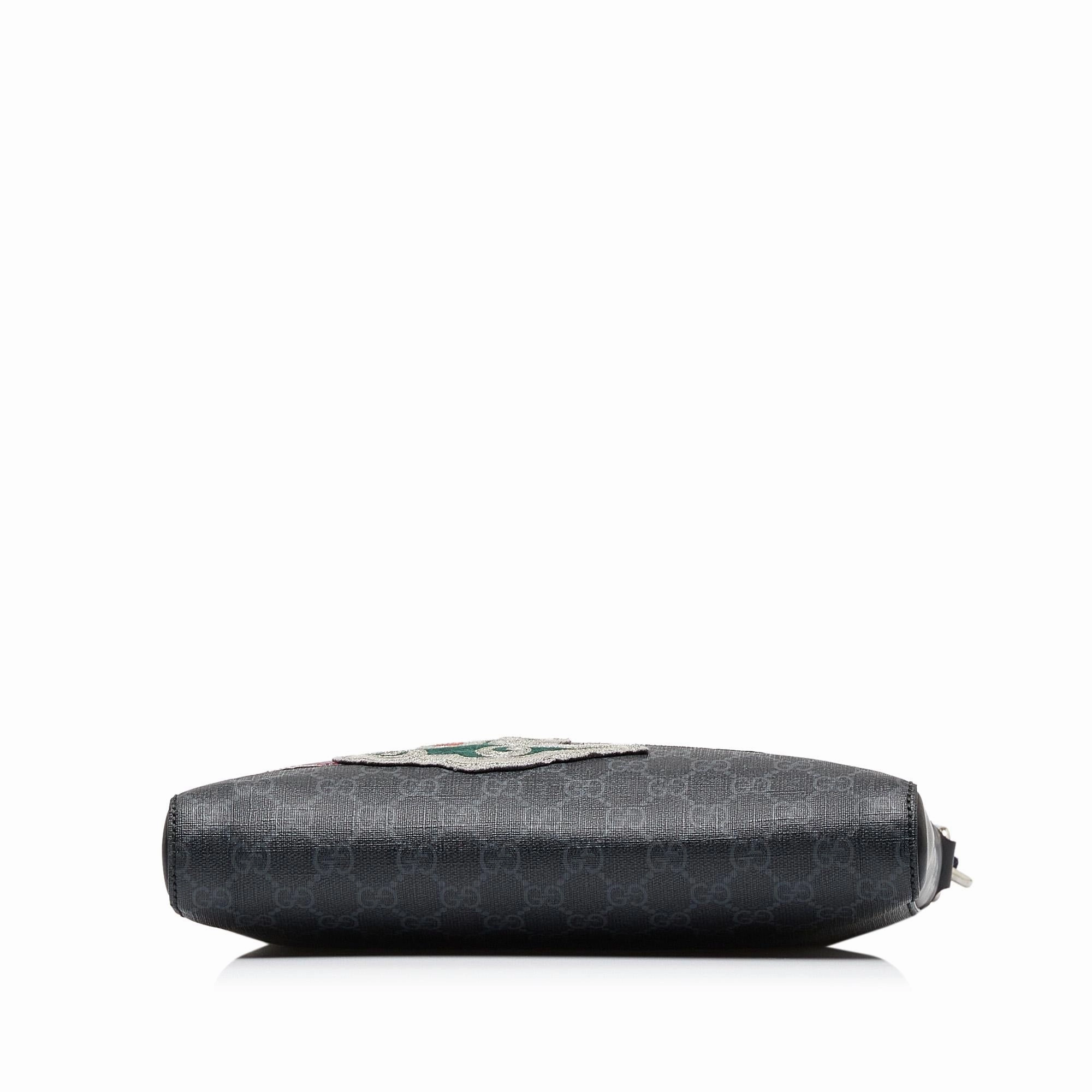Gucci GG Supreme Night Courier Crossbody (SHG-B87ymk)