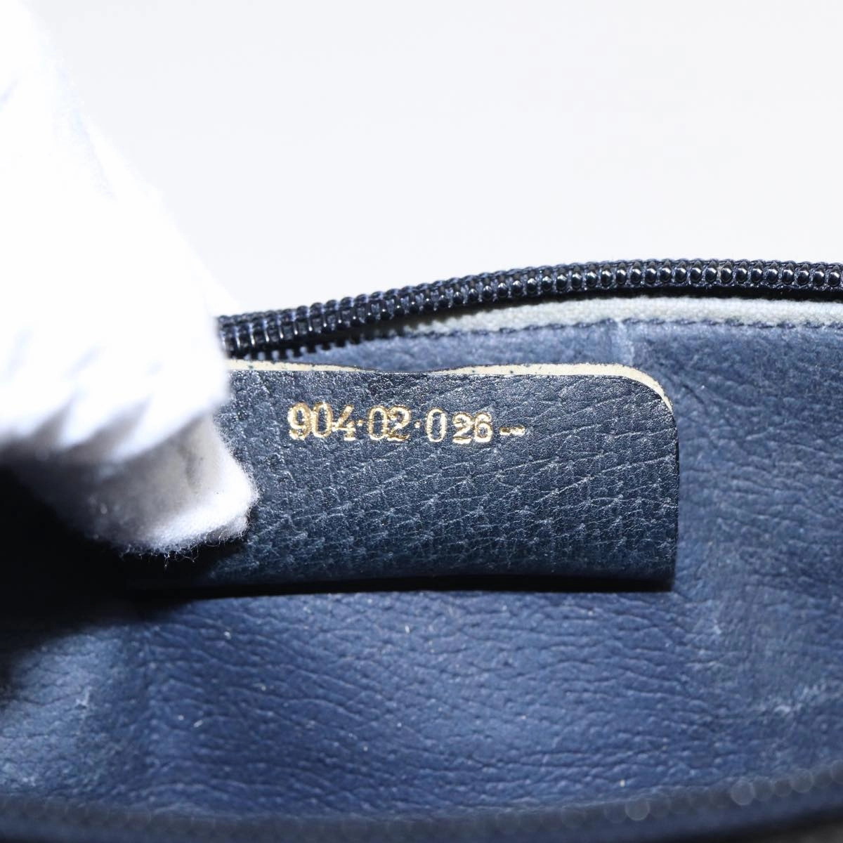 GUCCI GG Supreme Sherry Line Shoulder Bag PVC Navy Red 904 02 026  83193