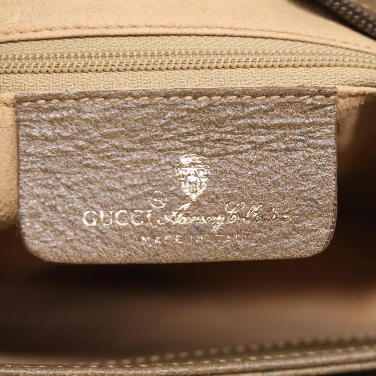 GUCCI GG Supreme Shoulder Bag PVC Leather Beige 41 02 090  th4950