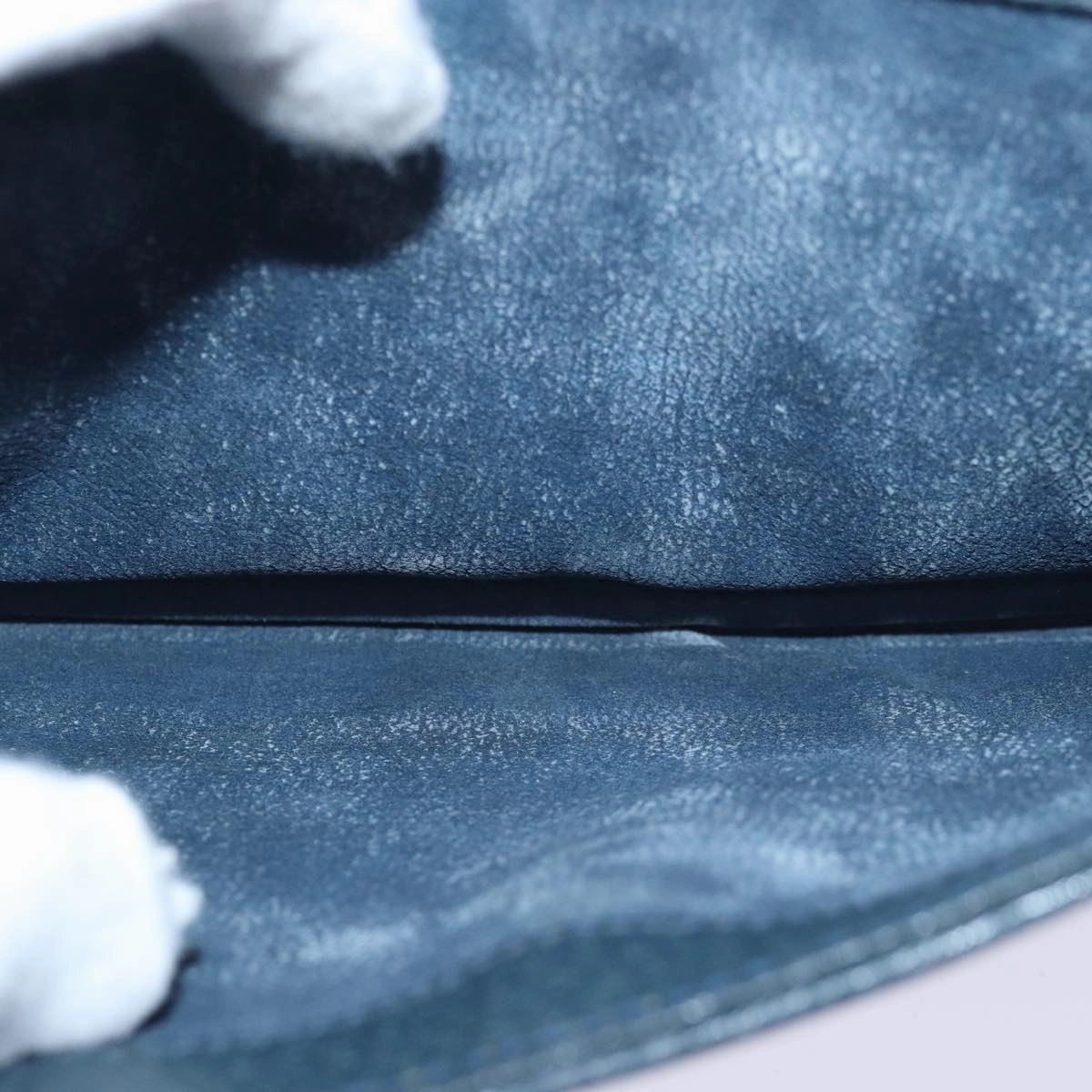 GUCCI GG Supreme Shoulder Bag PVC Leather Navy 004 106 0024  ar11976