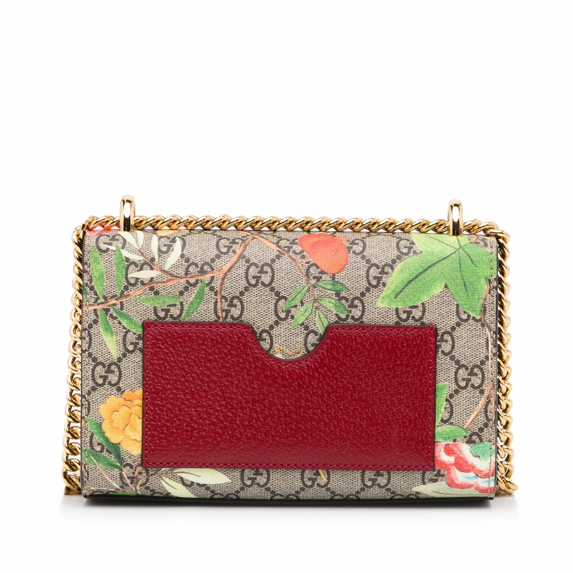 Gucci GG Supreme Tian Padlock Crossbody (SHG-uSnoxg)