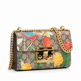 Gucci GG Supreme Tian Padlock Crossbody (SHG-uSnoxg)
