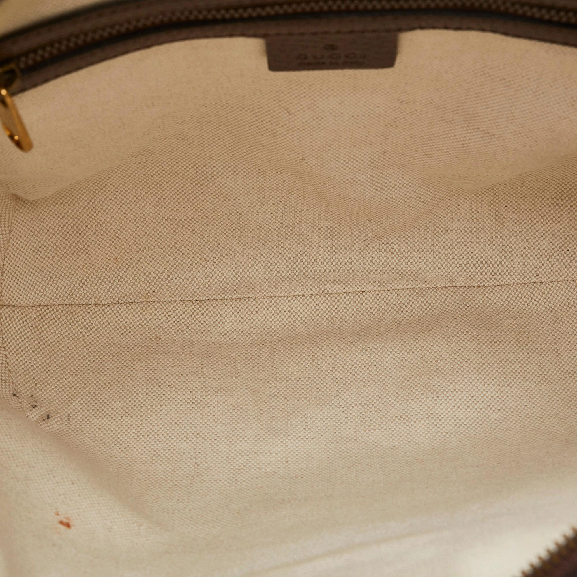 Gucci GG Supreme Web Ophidia Half Moon Crossbody (SHG-fSV2pz)