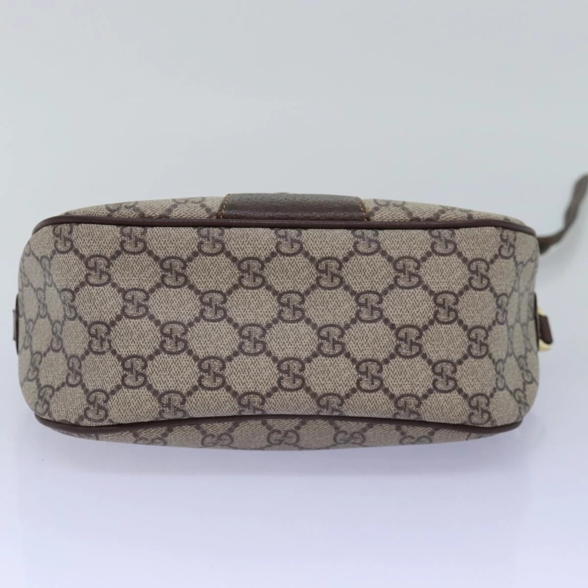 GUCCI GG Supreme Web Sherry Line Shoulder Bag Beige Red 001 123  12792